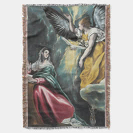 Manta Tejida El anuncio de El Greco