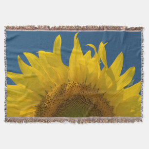 Manta Tejida El ascenso del girasol