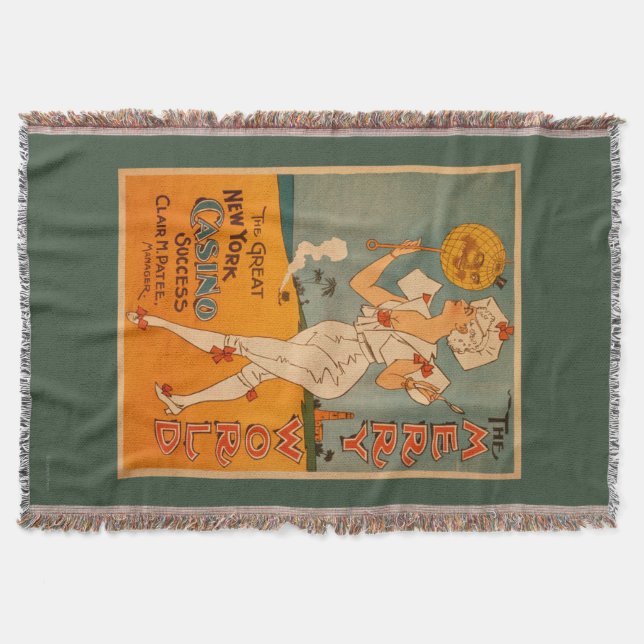 Manta Tejida El gran teatro del éxito del casino de Nueva York (Anverso)