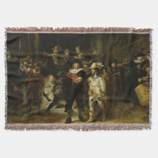 Manta Tejida El guardia nocturna, Rembrandt Van Rijn