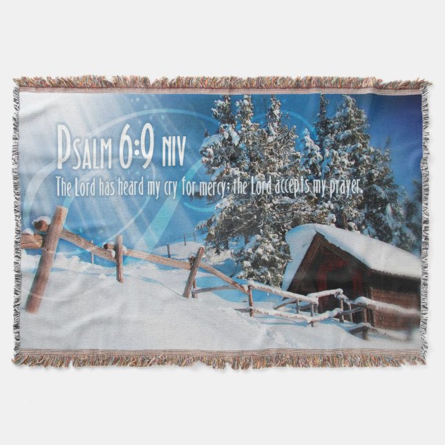 Manta Tejida El Señor Acepta Mi Oración (Anverso)