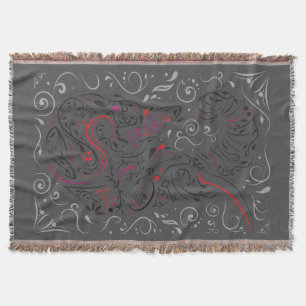 Manta Tejida elefante ornamental