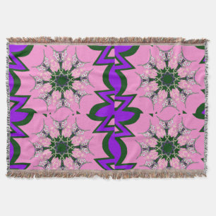 Manta Tejida Elegante Bloom Monográfico: Hermoso Motif Personal