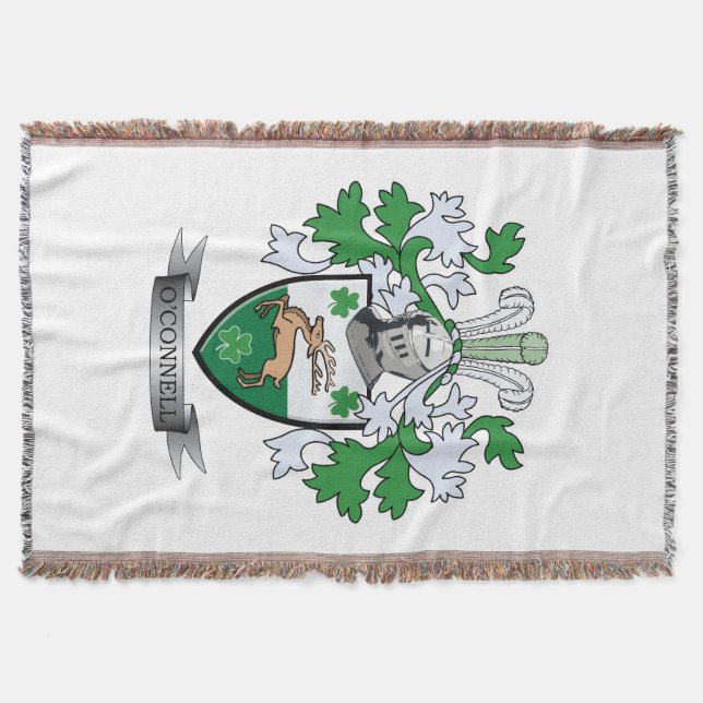 Manta Tejida Escudo de armas de O'Connell (Anverso)