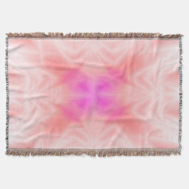 Manta Tejida Esplusa rosa (Anverso)