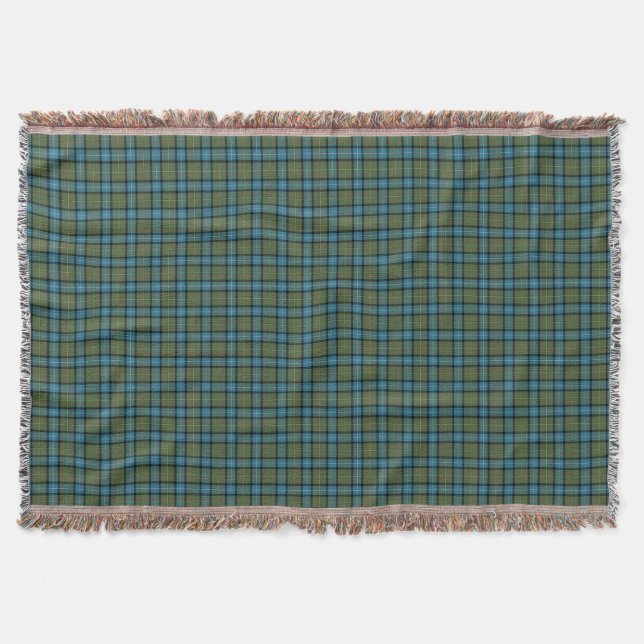 Manta Tejida Estado de California Tartan (Anverso)