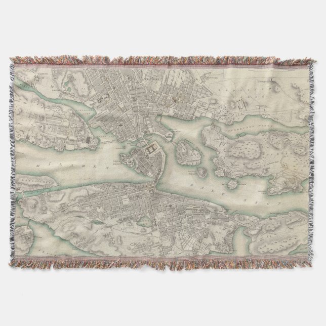 Manta Tejida Estocolmo (Anverso)