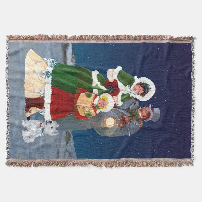 Manta Tejida Eve navidades (Anverso)