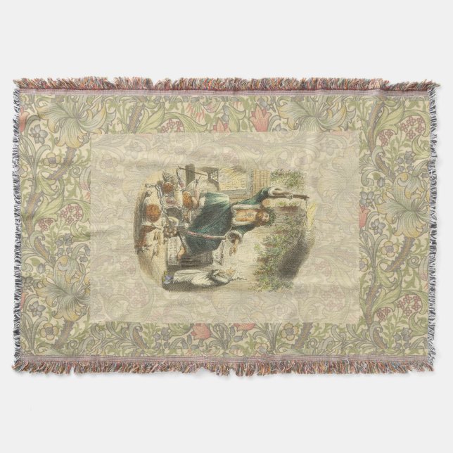 Manta Tejida Fantasma de la Navidad Presente Scrooge (Anverso)