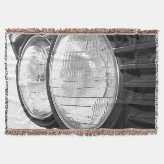 Manta Tejida faros BMW vintage (Anverso)