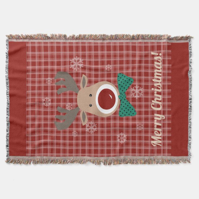 Manta Tejida ¡Feliz Navidad! (Anverso)