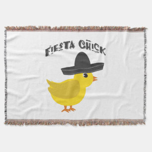 Manta Tejida Fiesta Chick