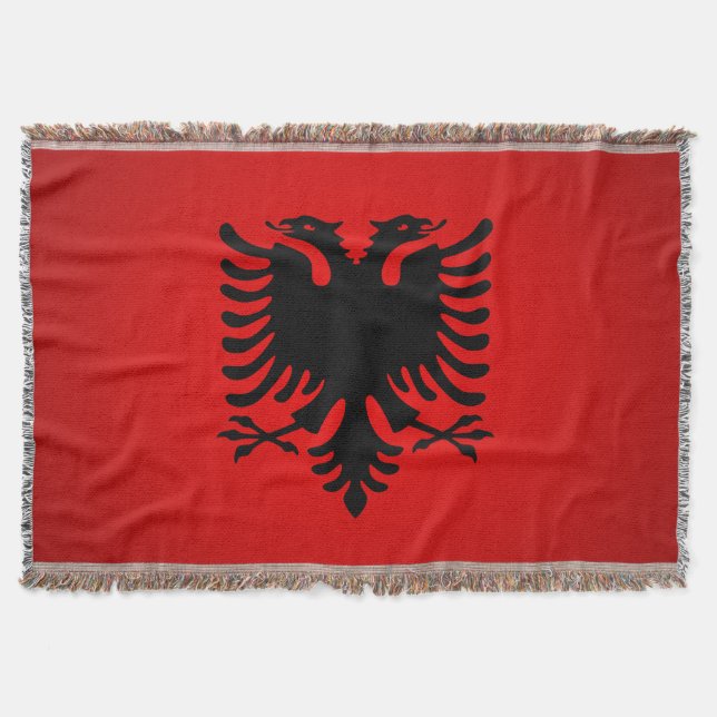 Manta Tejida Flamuri i shqiperise (Anverso)