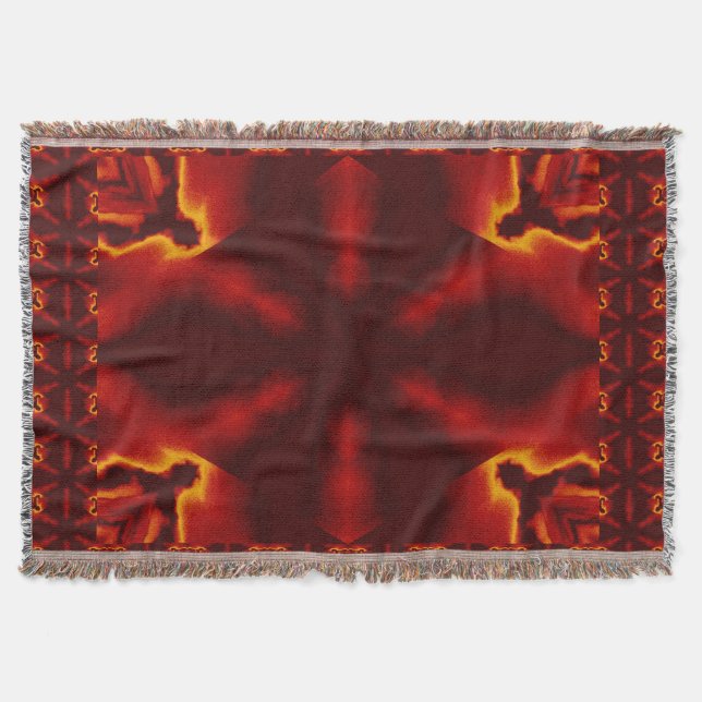 Manta Tejida Flor 7 (Anverso)