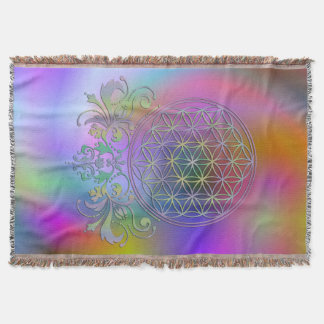 Manta Tejida Flor de vida / Blume des Lebens - Ornamentos II