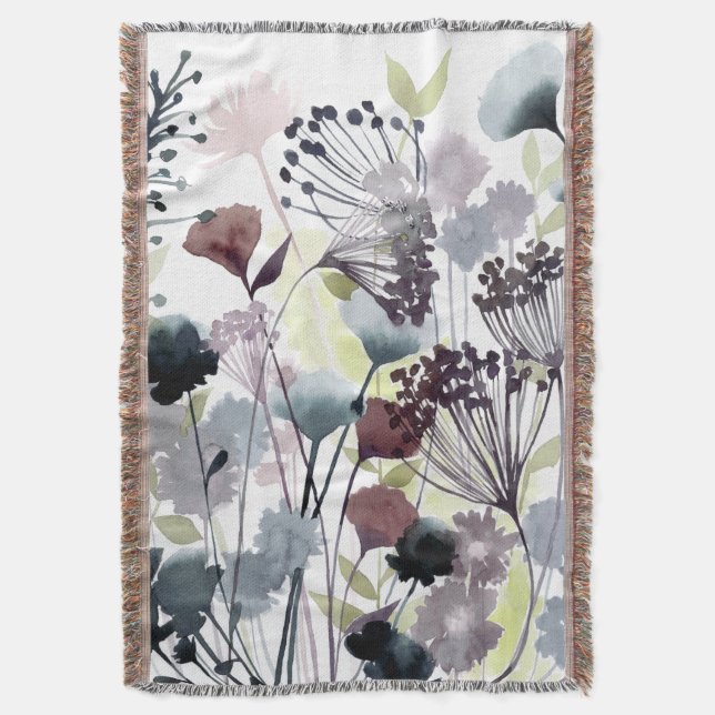 Manta Tejida Florets II (Frente vertical)