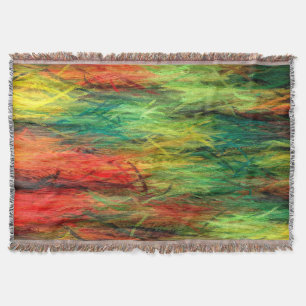 Manta Tejida Fondo de grano de madera moderno y colorido #3