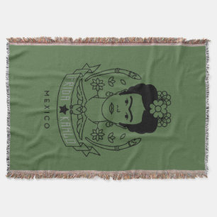 Manta Tejida Frida Kahlo el   Heroína