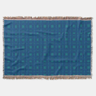Manta Tejida Funda de empuje de plástico azul