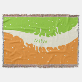 Manta Tejida Funda de lanzamiento de personalizado de salpicadu