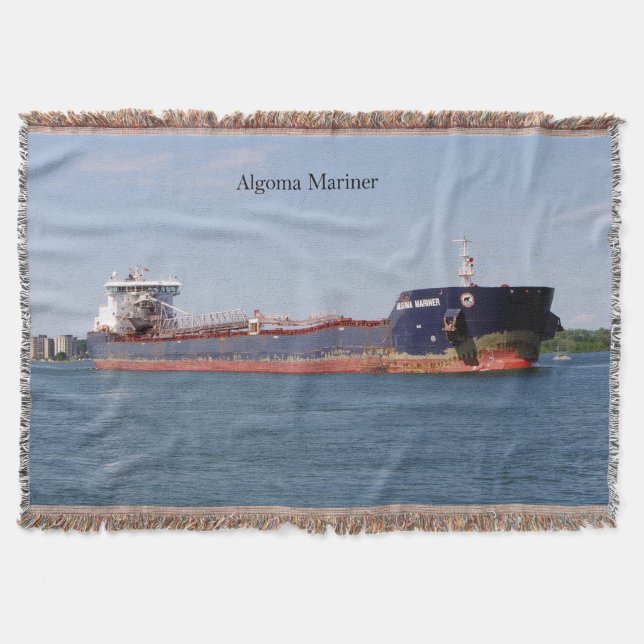 Manta Tejida Funda tejida de Algoma Mariner (Anverso)