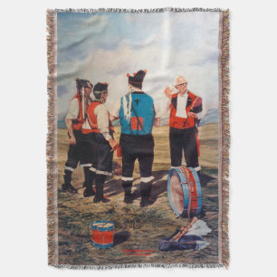 Manta Tejida Gaiteros/Gaiteiros/Pipers
