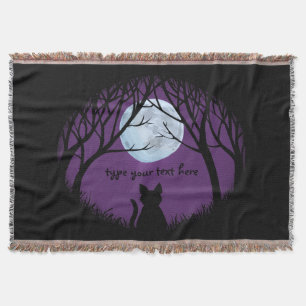 Manta Tejida Gato Lover Blanket Le Chat Gordo Cat Throw Blanket