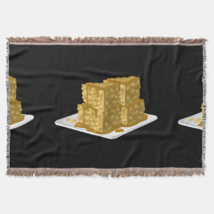 Manta Tejida Glitch Food avena