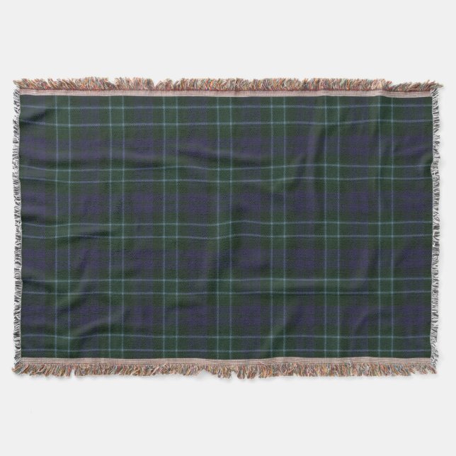 Manta Tejida Graham Menteith Original Scottish Tartán (Anverso)