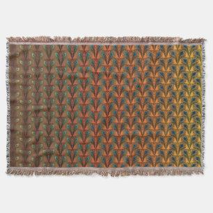 Manta Tejida Gran Gatsby Feathers diseño de estilo deco