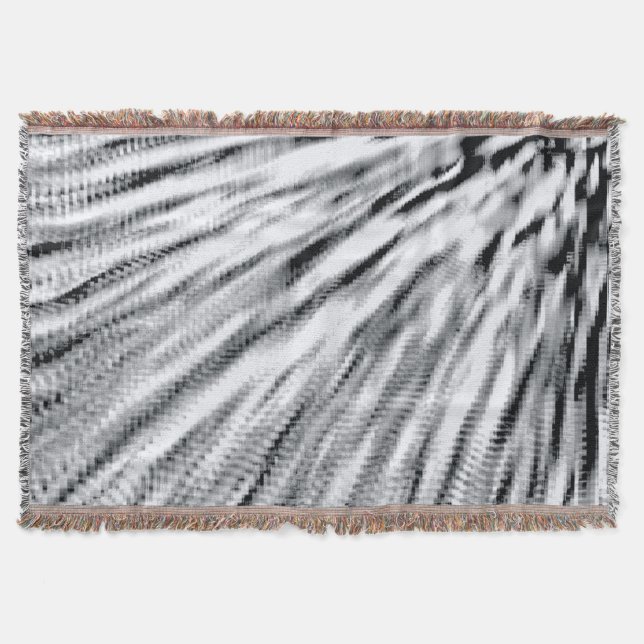 Manta Tejida Gray Pixel Wind (Anverso)