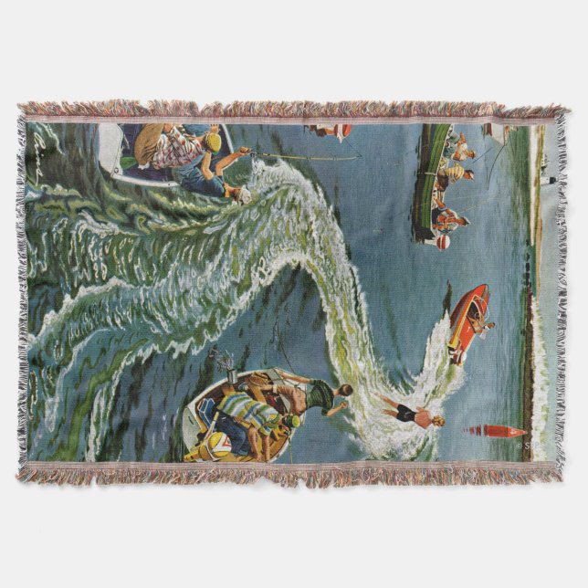 Manta Tejida Haciendo un despertar por Ben Kimberly Pins (Anverso)