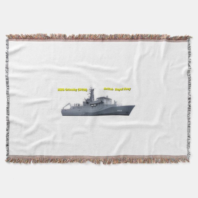 Manta Tejida HMS Grimsby (M108) (Anverso)