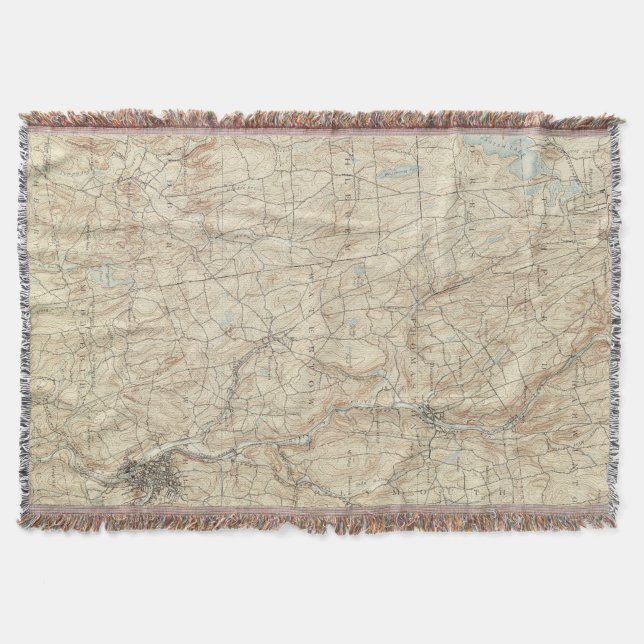 Manta Tejida Hoja de 17 Waterbury (Anverso)