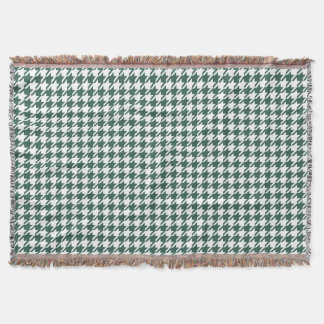 Manta Tejida Houndstooth DK PONE VERDE CUALQUIER FONDO del