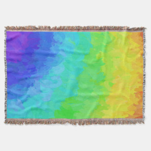 Manta Tejida Icación del arcoiris