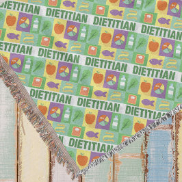 Manta Tejida Icónico Dietista Profesional Diseñado