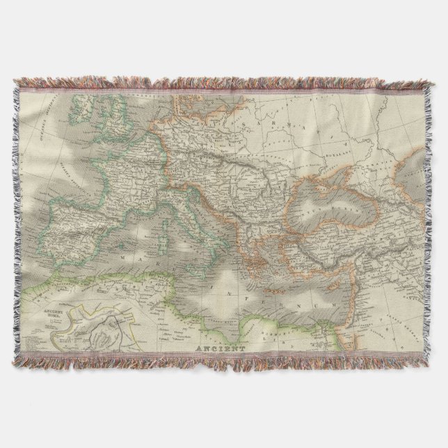 Manta Tejida Imperio romano antiguo (Anverso)