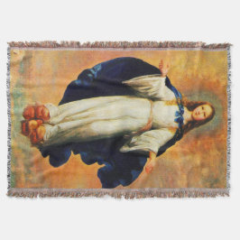 Manta Tejida Inmaculada Concepción Virgen María Asunción 10