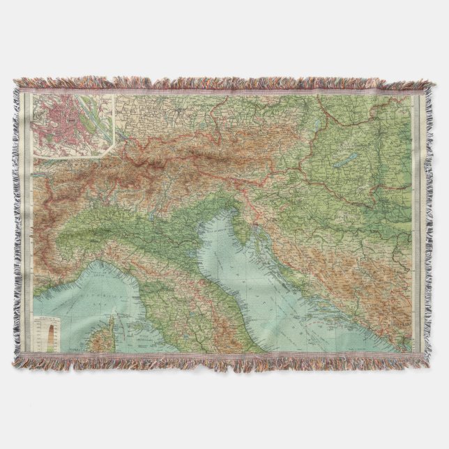Manta Tejida Italia septentrional, Austria, &c (Anverso)