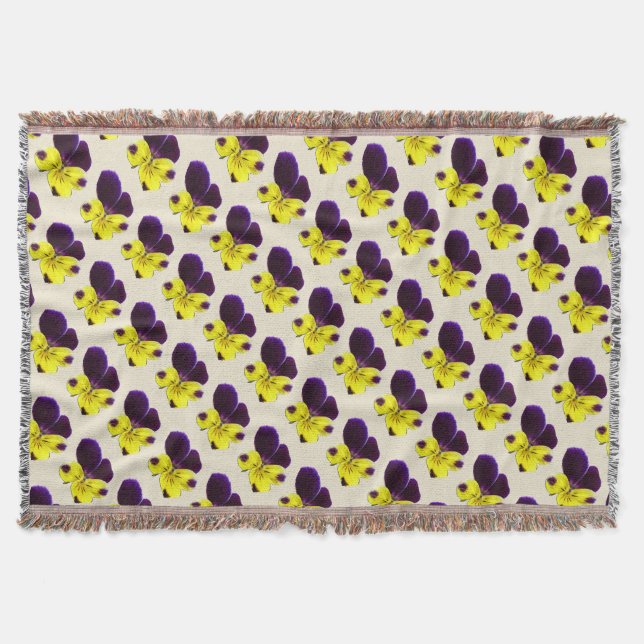 Manta Tejida Johnny Jump Up Throw Blanket (Anverso)