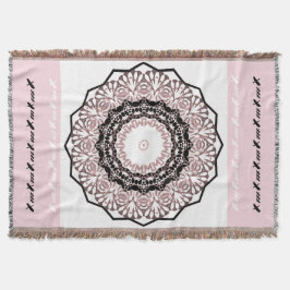 Manta Tejida Kaleidoscope, mandala