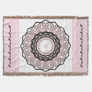 Manta Tejida Kaleidoscope, mandala