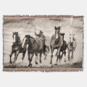 Manta Tejida La caza I