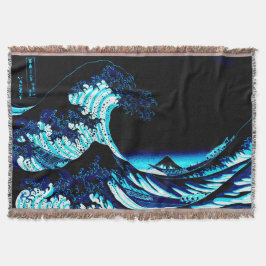 Manta Tejida La gran ola