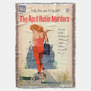 Manta Tejida La portada de la novela Robin Murders de abril