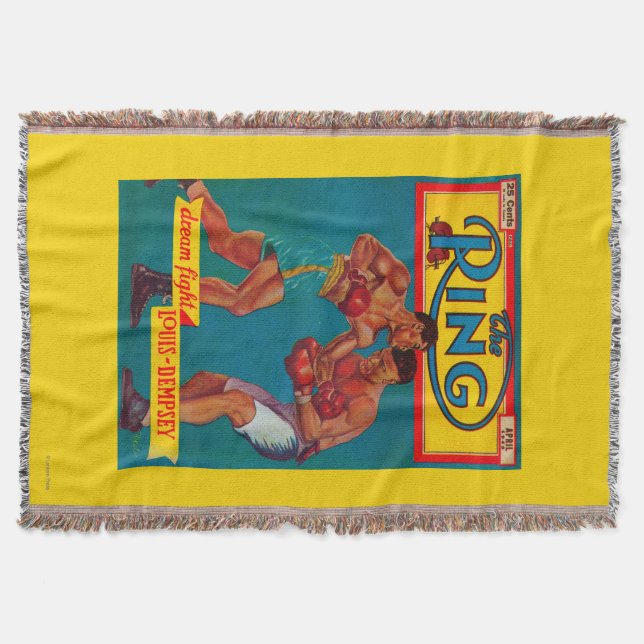 Manta Tejida La portada de revista del anillo (Anverso)