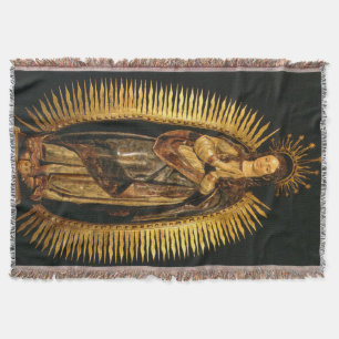 Manta Tejida La Virgen de la Virgen María del Siglo XVII