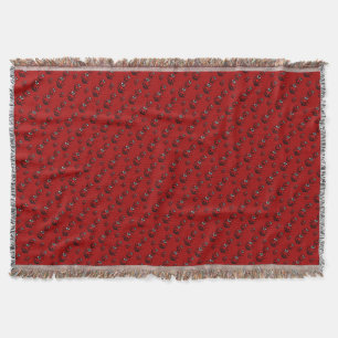Manta Tejida Ladybug Blanket / Ladybird Tips Blankets