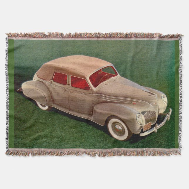 Manta Tejida Lincoln Zephyr 1939 (Anverso)